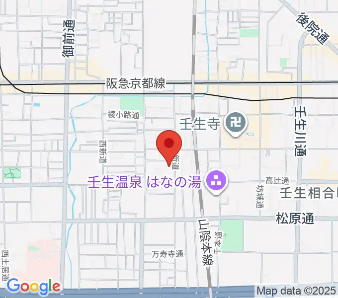 たけいち音楽教室の地図