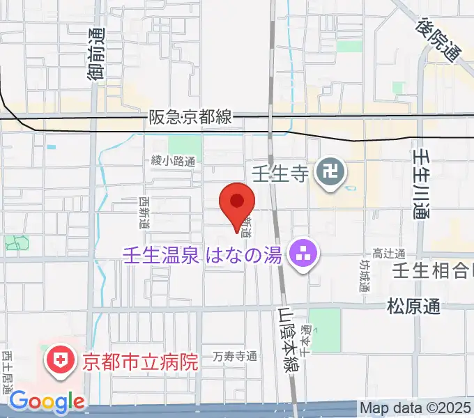 たけいち音楽教室の地図