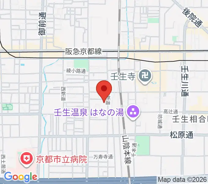 たけいち音楽教室の地図