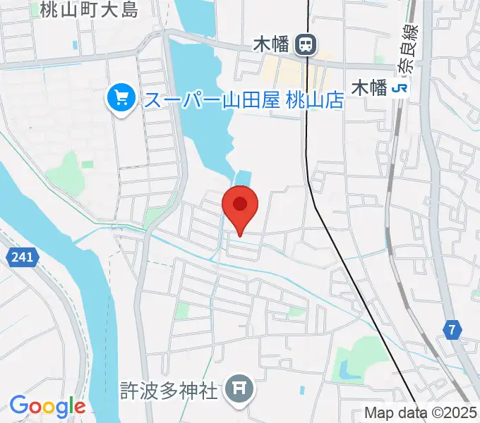 安井音楽教室の地図
