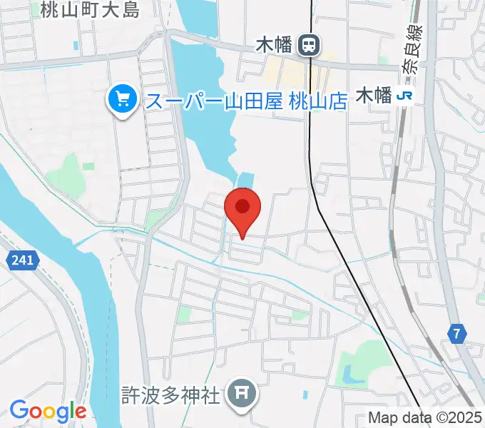 安井音楽教室の地図
