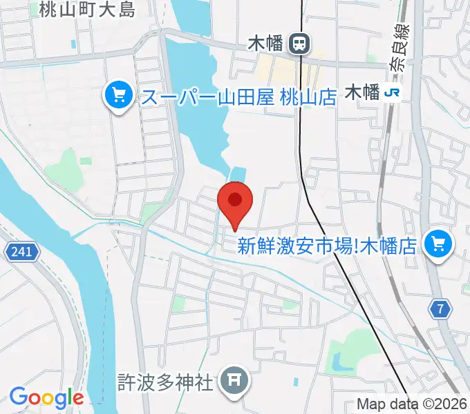 安井音楽教室の地図