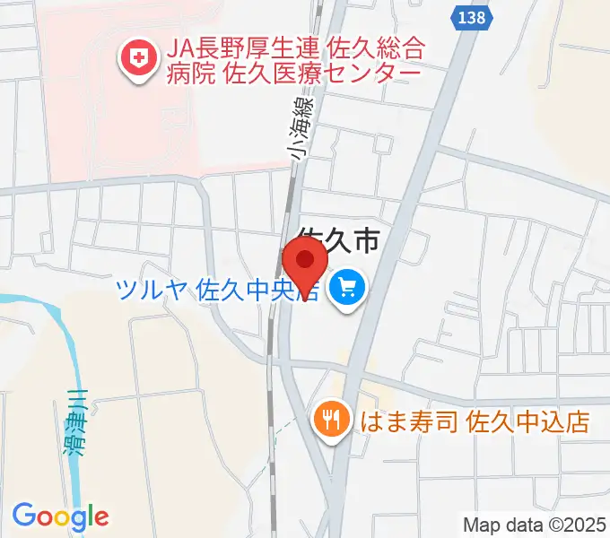カノンミュージックの地図