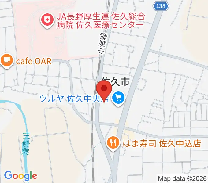 カノンミュージックの地図