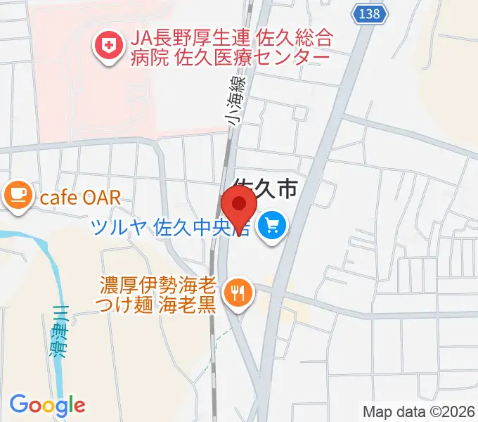 カノンミュージックの地図