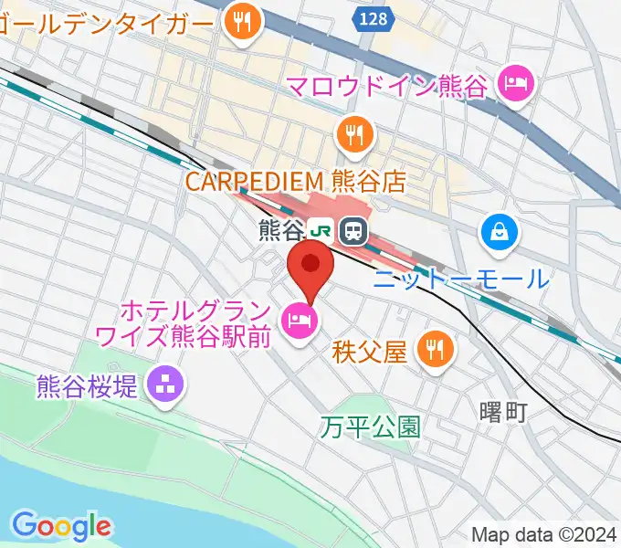 アルファ・ミュージックの地図