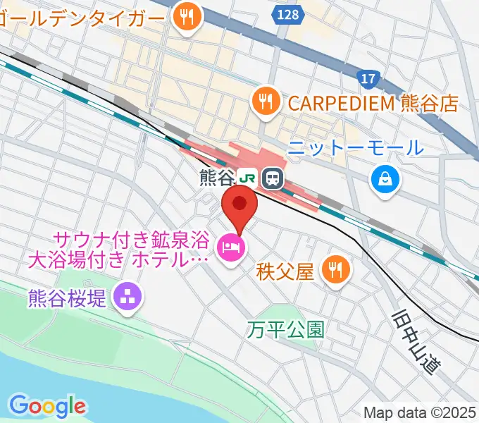 アルファ・ミュージックの地図