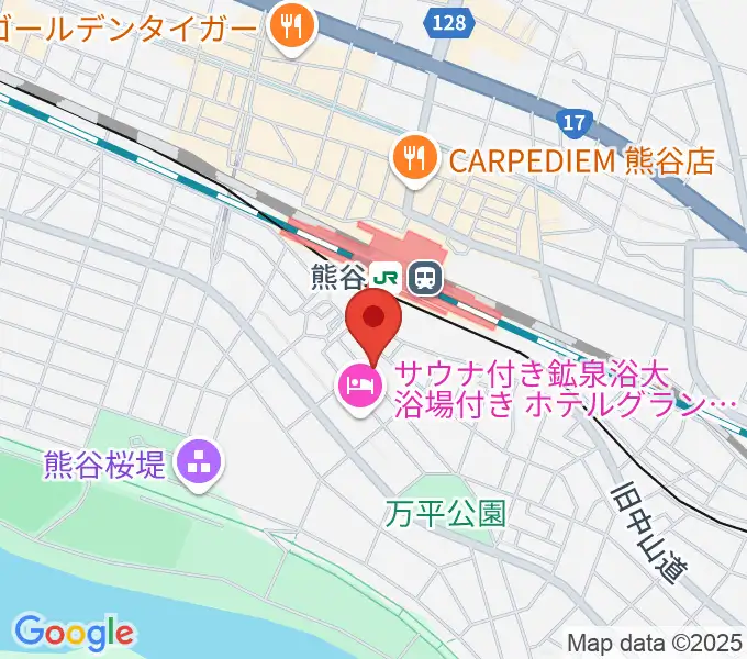 アルファ・ミュージックの地図