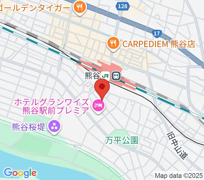 アルファ・ミュージックの地図