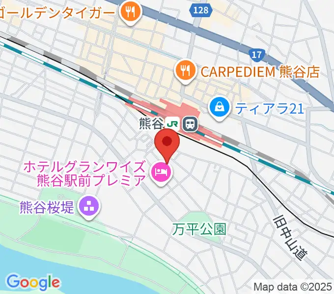 アルファ・ミュージックの地図
