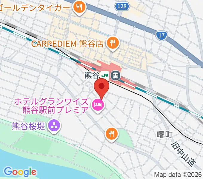 アルファ・ミュージックの地図