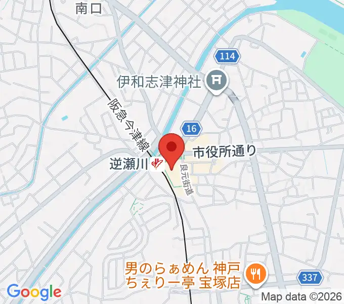 J.カレッジの地図