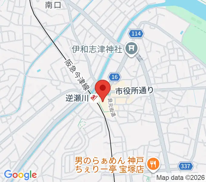 J.カレッジの地図