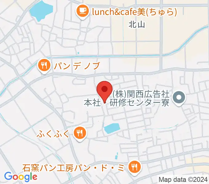 あかり音楽教室の地図