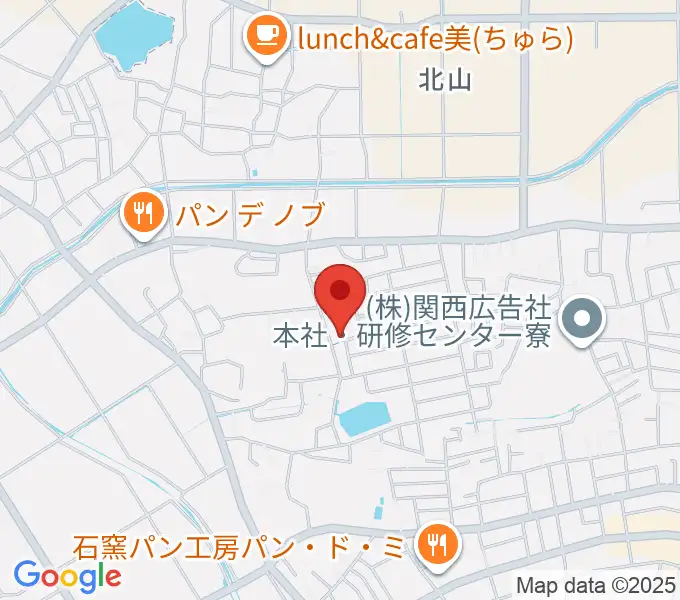あかり音楽教室の地図