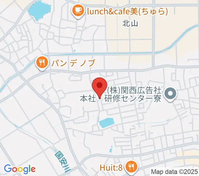 あかり音楽教室の地図