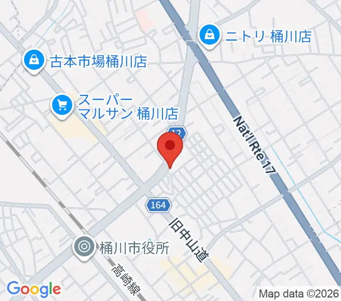 エチュード音楽教室の地図
