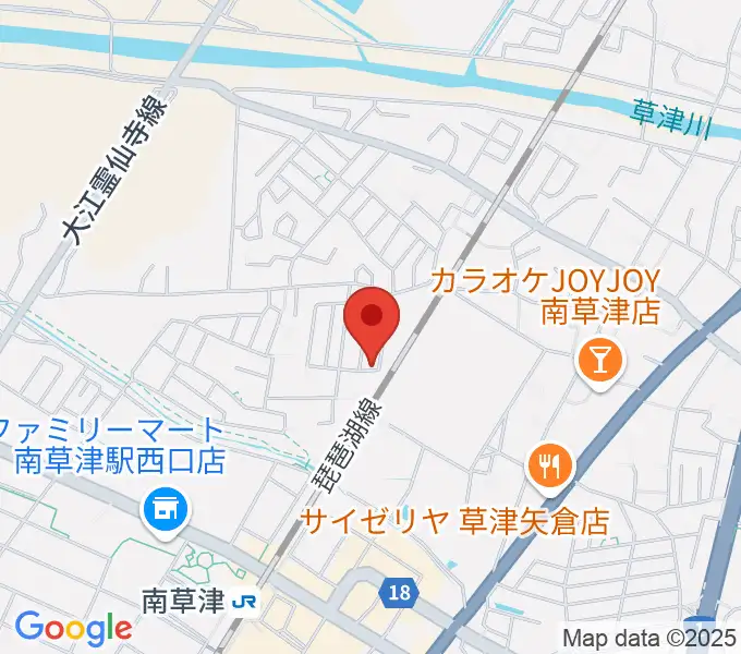 いちご音楽教室の地図