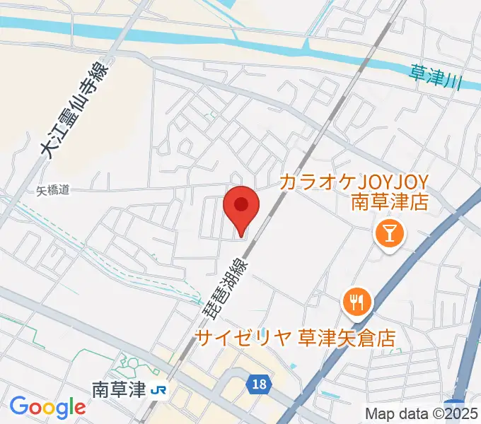 いちご音楽教室の地図