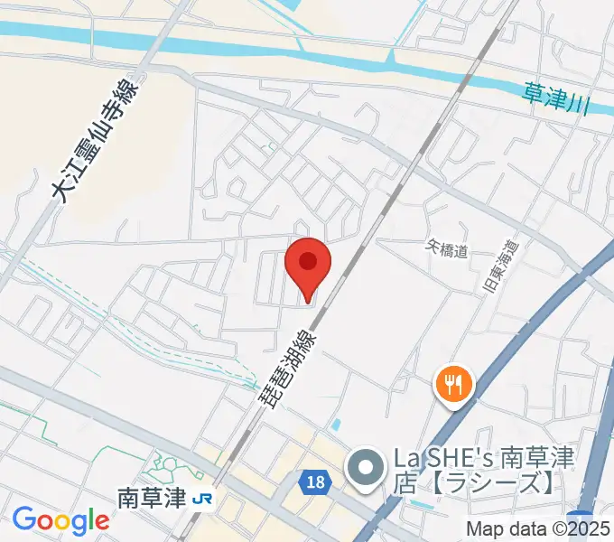 いちご音楽教室の地図