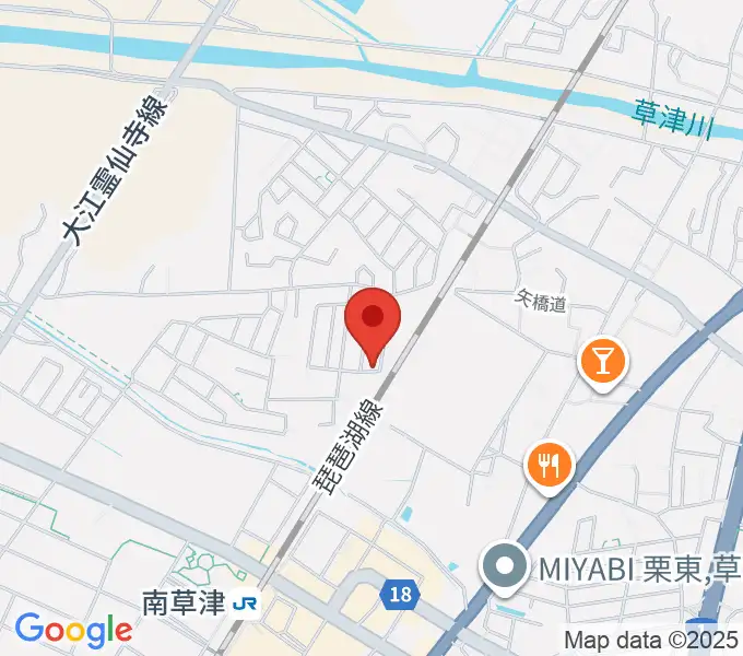 いちご音楽教室の地図