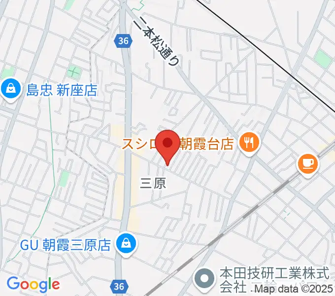 斉藤ベース教室の地図