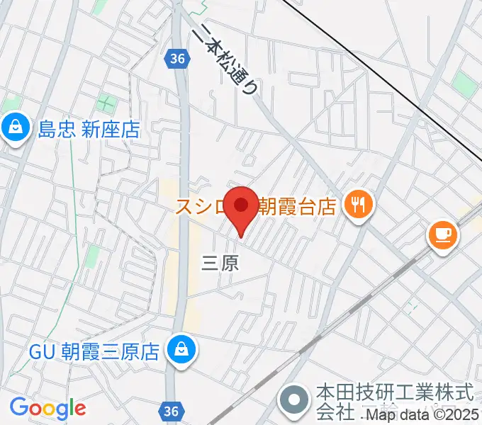 斉藤ベース教室の地図
