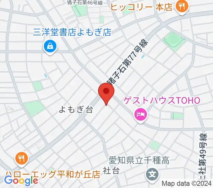 アリアーヌ音楽教室の地図