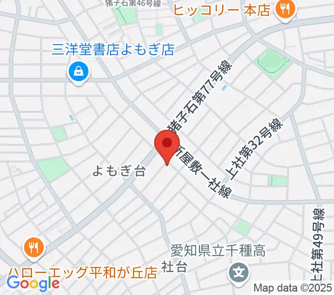 アリアーヌ音楽教室の地図