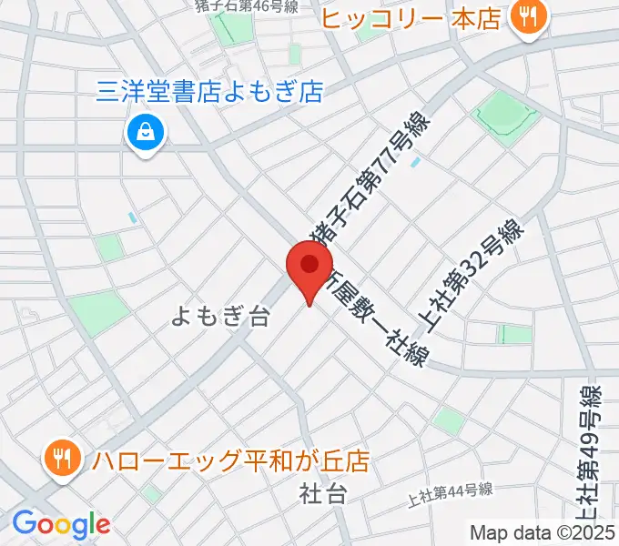 アリアーヌ音楽教室の地図