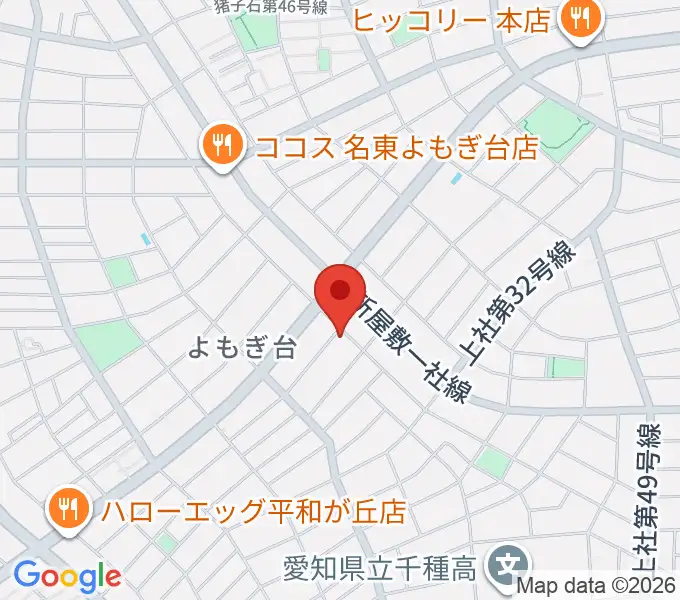 アリアーヌ音楽教室の地図