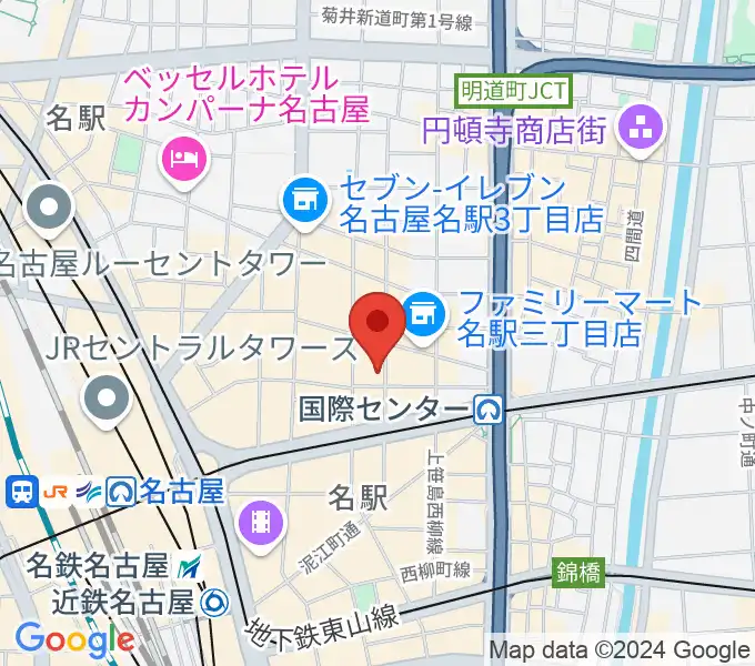 オーラボイスヴォーカルスクールの地図