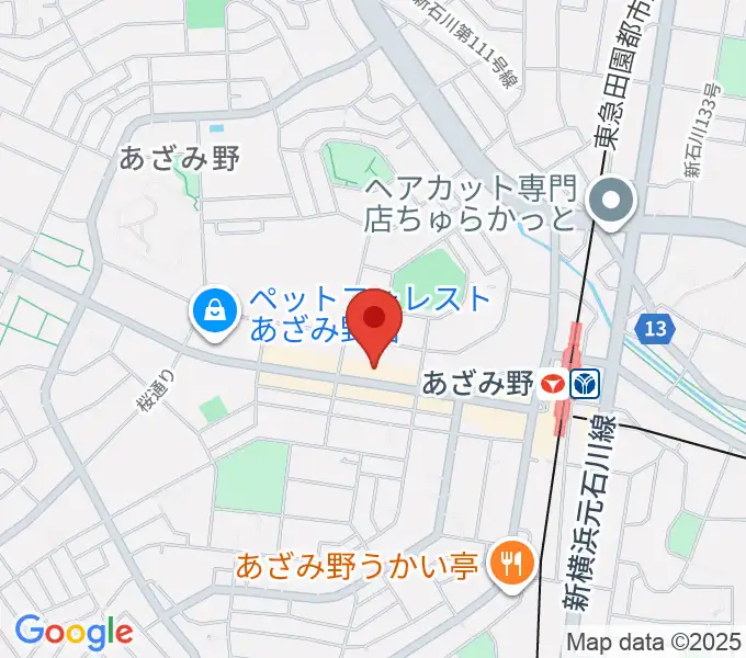 野村ギター教室の地図