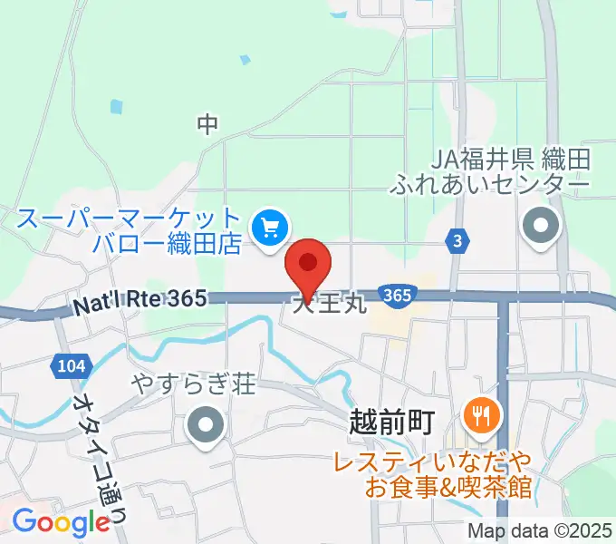 ミュージックスクールTAKEBEの地図