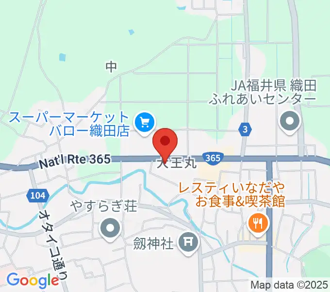 ミュージックスクールTAKEBEの地図