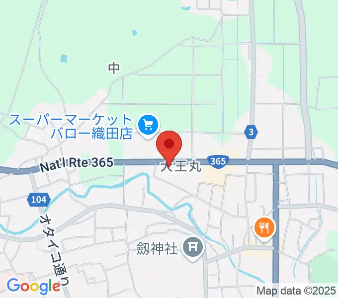 ミュージックスクールTAKEBEの地図