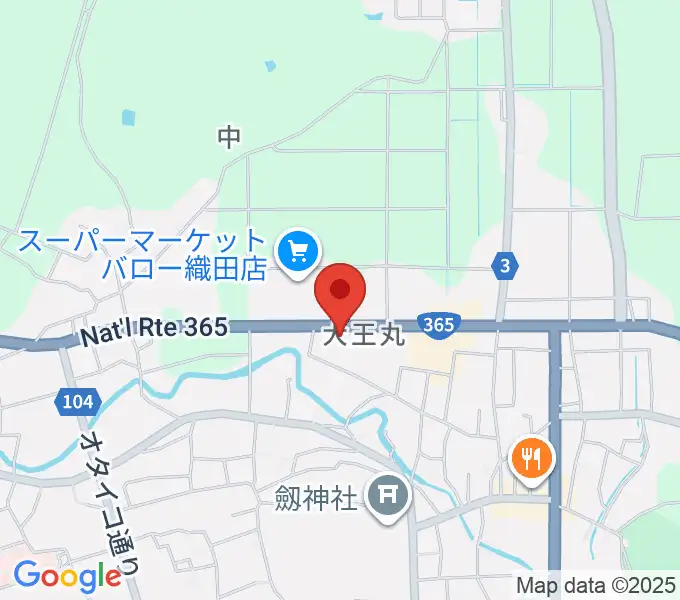 ミュージックスクールTAKEBEの地図