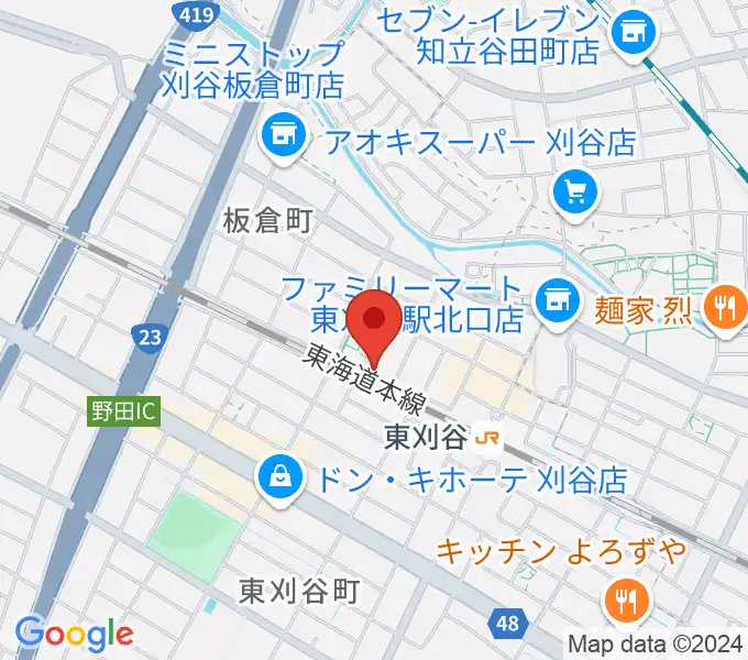 スタジオエチュード刈谷店の地図