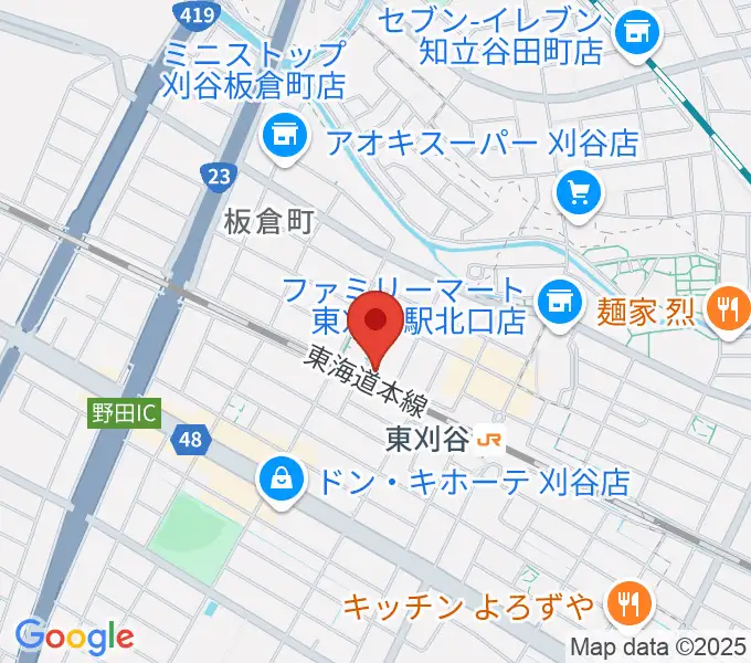スタジオエチュード刈谷店の地図
