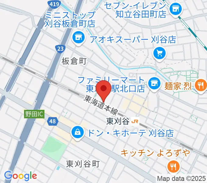 スタジオエチュード刈谷店の地図