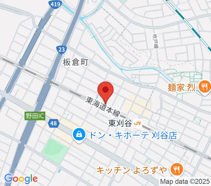 スタジオエチュード刈谷店の地図