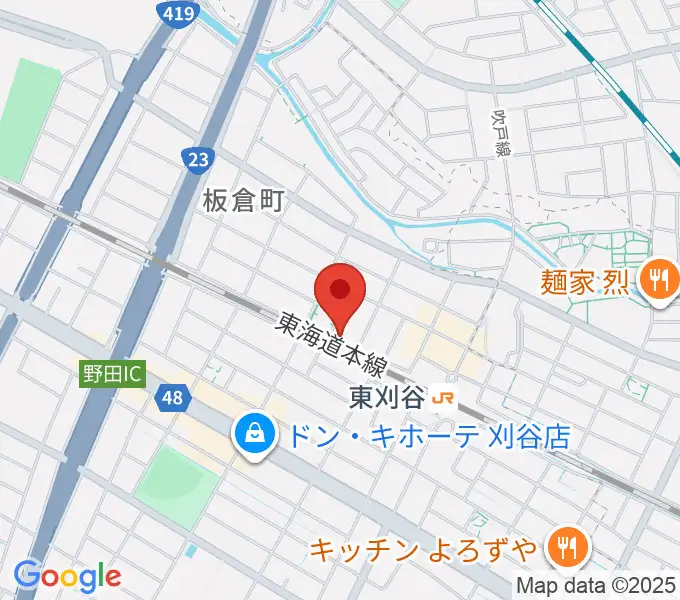 スタジオエチュード刈谷店の地図