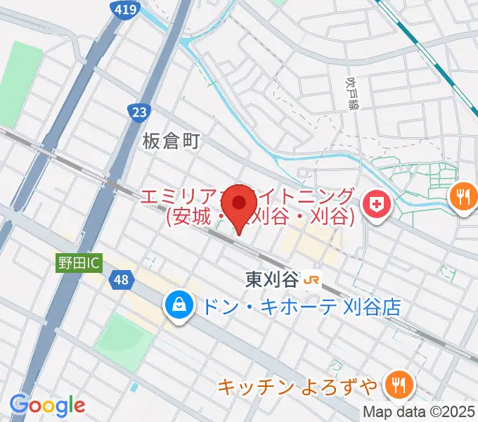 スタジオエチュード刈谷店の地図