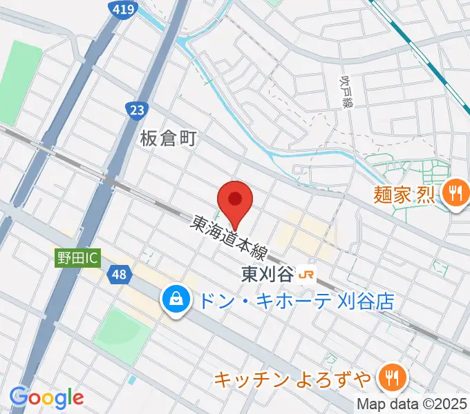 スタジオエチュード刈谷店の地図