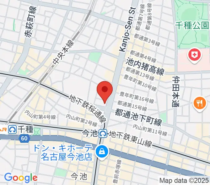 名古屋芸術音楽学院の地図