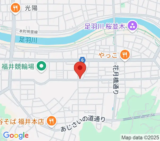 山岸クラシックギター教室の地図