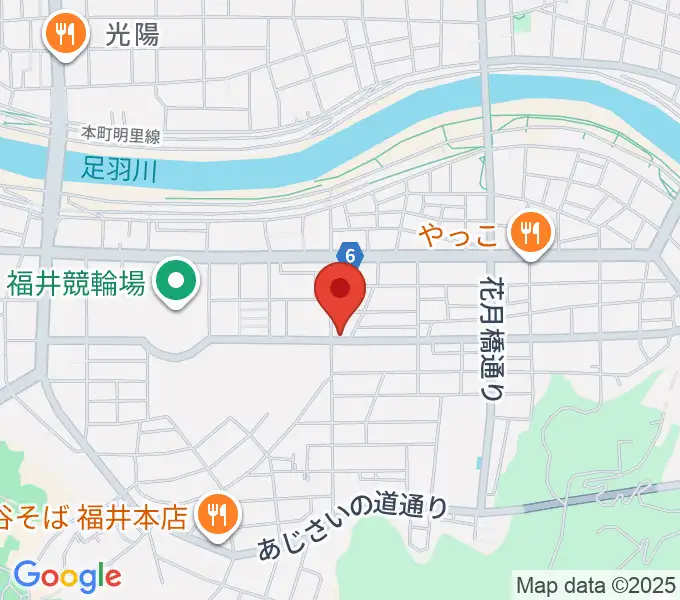 山岸クラシックギター教室の地図