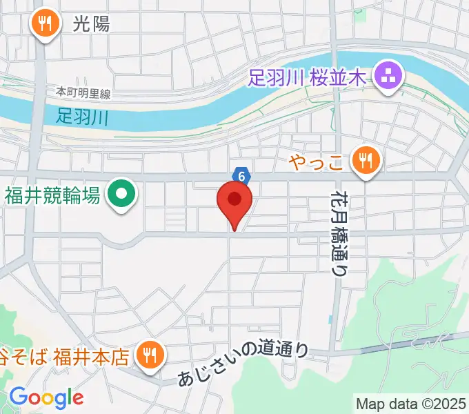 山岸クラシックギター教室の地図