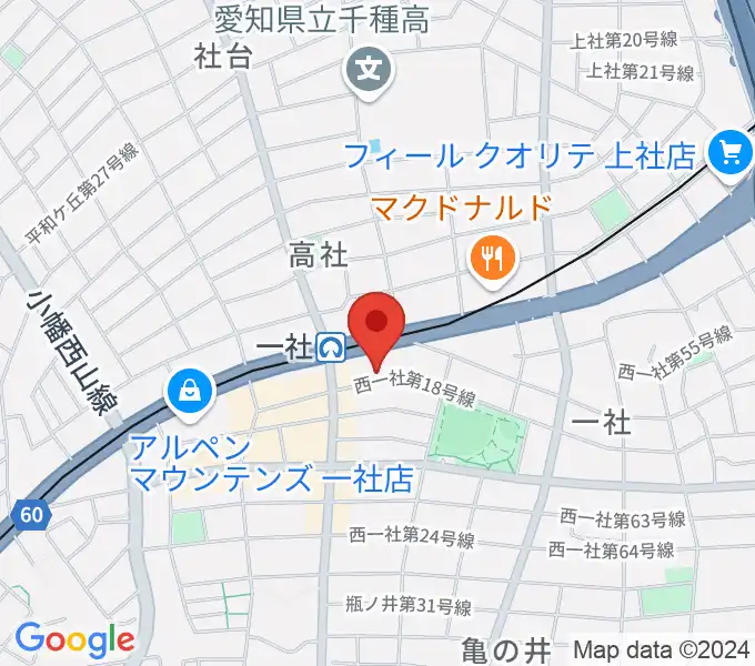 マミ・アートミュージックの地図