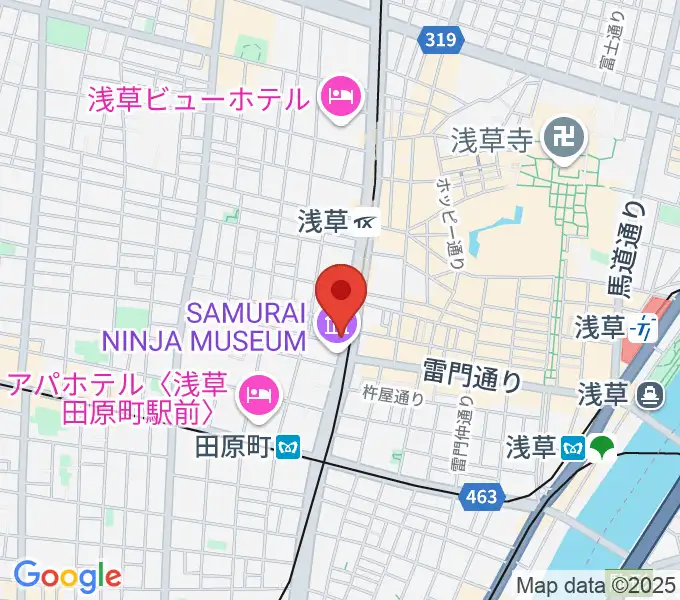 宮本卯之助商店 西浅草店の地図